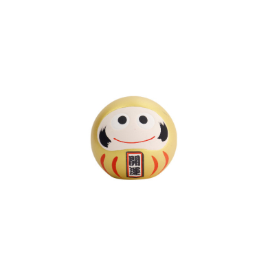 TDS, Glücksbringer / Lucky Charm Daruma, Dekoration, Gold, Ø 6x6x6cm - Art Nr: 16917