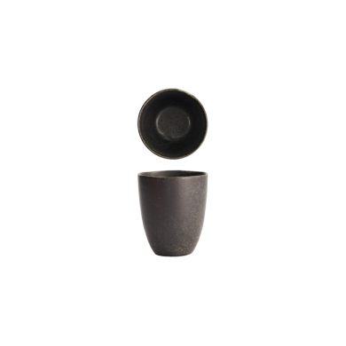 Teebecher Onyx Noir, Steinzeug, 240 ml