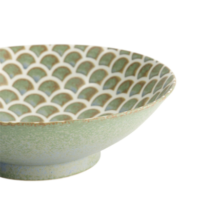 Bowl Vert Sauge Mermaid Design, Stoneware, 1.7 l, Item No. 16922