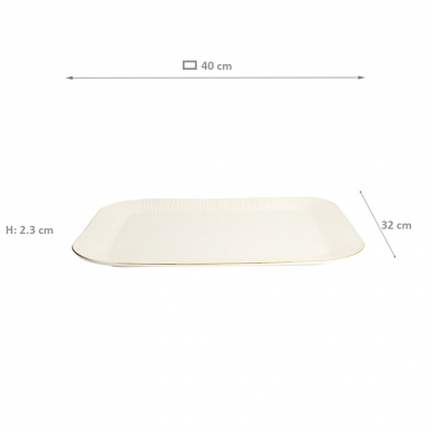 Nippon White Serving Plate at Tokyo Design Studio (picture 8 of 8)
