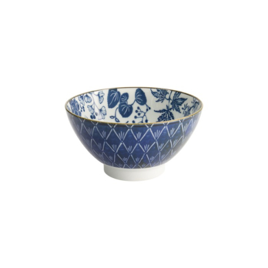 Bowl Flora Japonica Crane Blue, White, Porcelain, 950 ml, Item No. 17592