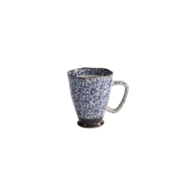 Mug Fan Blue, Grey, Stoneware, 400 ml, Item No. 17724