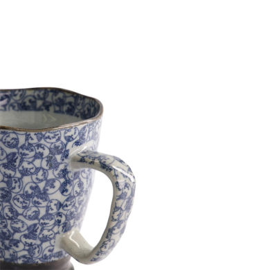 Mug Fan Blue, Grey, Stoneware, 400 ml, Item No. 17724