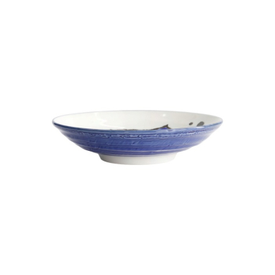 Tiefer Teller Seafood Snapper Blau/Weiß, Porzellan, Ø 21,7 cm, 900 ml, Art.-Nr. 17787