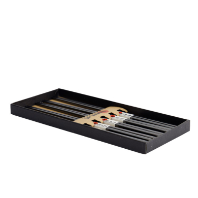 TDS, Chopstick Set, Stainless Steel, 5 pair, 22,5 cm, Item No. 17906