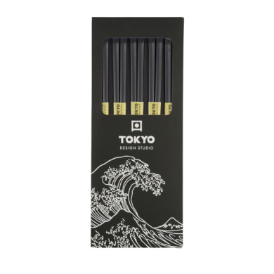 TDS, Chopstick Set, Polymer Glassfibre Tensoge shape A4, Kitchenware, 5 pair, 22 cm, Item No. 17934