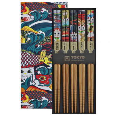 Lucky and Koinobori Chopstick Set at Tokyo Design Studio 