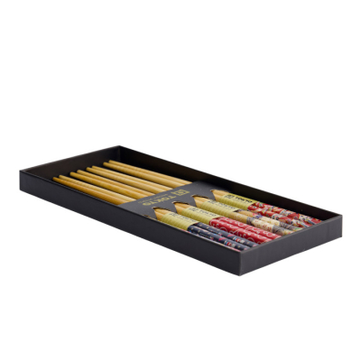 TDS, Chopstick Set, Crane, 5 pair, 22,5 cm, Item No. 17947