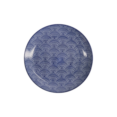 Teller Nippon Blue Dots, Porzellan, Ø 20,6 cm, Art.-Nr. 17955