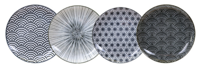 Nippon Black 4 Plate Set at Tokyo Design Studio (picture 1 of 6)