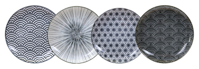 Nippon Black 4 Teller Set bei Tokyo Design Studio (Bild 1 von 6)