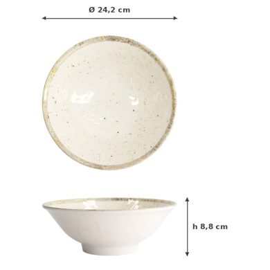 Ramen Bowl, Melamine, 1 L, Item No. 18223