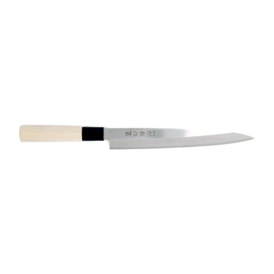 Sashimi-Messer (Filetiermesser) Sekiryu, Rostfreier Edelstahl, Klinge 21 cm, Griff aus Holz