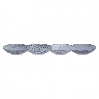Nippon Black 4 Pasta Teller Set bei Tokyo Design Studio (Bild 1 von 6)