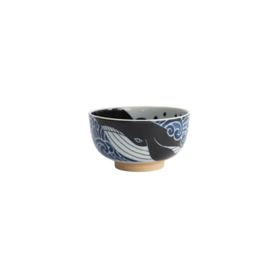 Bowl Kawaii Ohira Whale, Porcelain, 300 ml, Item No. 18329