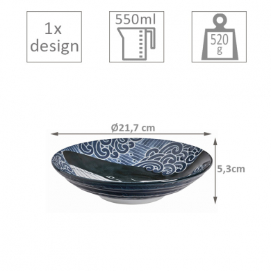 Kawaii Ohira Whale Pasta plate at Tokyo Design Studio (picture 4 of 4)