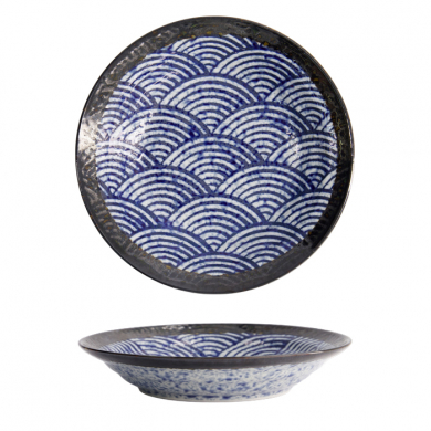 Aisai Seigaiha Plate at Tokyo Design Studio (picture 1 of 5)