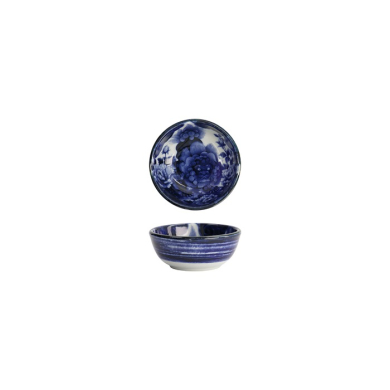 Saucenschale Japonism Lion Blau, Porzellan, &Oslash; 8,7 cm