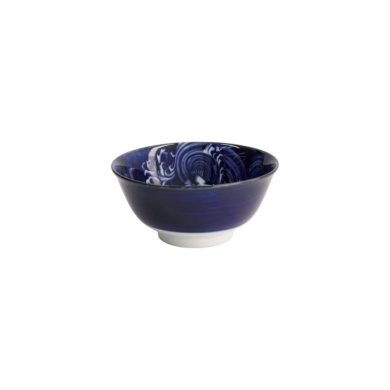 Reisschale Japonism Crane Blau, Porzellan, 500 ml, Art.-Nr. 18758