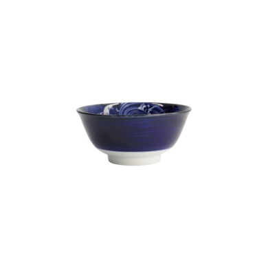 Reisschale Japonism Crane Blau, Porzellan, 500 ml, Art.-Nr. 18758