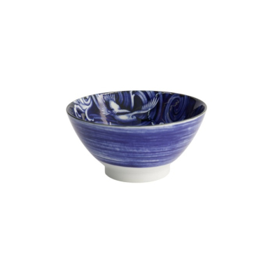 Reisschale Japonism Crane Blau, Porzellan, 1 l, Art.-Nr. 18761