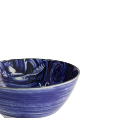 Reisschale Japonism Crane Blau, Porzellan, 1 l, Art.-Nr. 18761