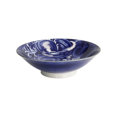 Schale Japonism Crane Blau, Porzellan, 1,6 L, Art.-Nr. 18764