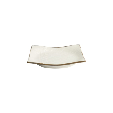 Quadratischer Teller Hime Kobiki Hellgrün, Steinzeug, 17 × 17 cm, Art.-Nr. 18849