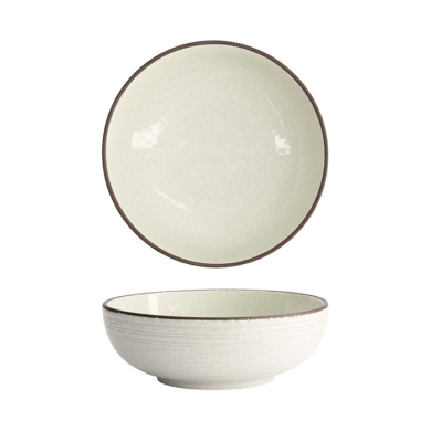 Rice Bowl Hime Kobiki Light Green, Stoneware, 18 &times; 6 cm