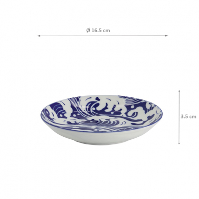 Ø 16.5x3.5cm Teller,Shiranami Whitecaps bei Tokyo Design Studio (Bild 5 von 5)