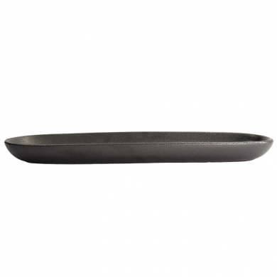 Yuzu Schwarz Oval Platte  40.5x12.7x3.5cm  Teller bei Tokyo Design Studio (Bild 6 von 7)