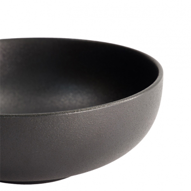 Ø 18.9x7cm 1000ml Yuzu Black Round Bowl at Tokyo Design Studio (picture 5 of 6)