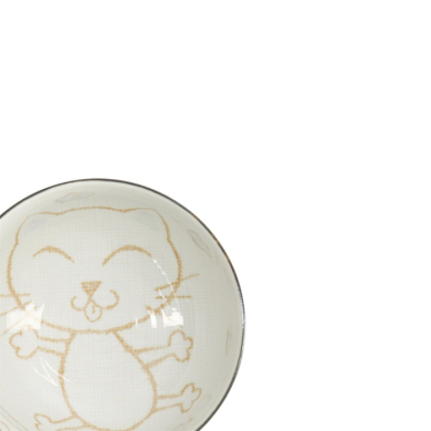 Tayo-Schale Kawaii Cat Neko Blau, Porzellan, 300 ml, Art.-Nr. 2094