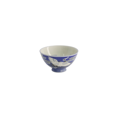 Reisschale Kawaii Crane Blau, Porzellan, 300 ml, Art.-Nr. 20978