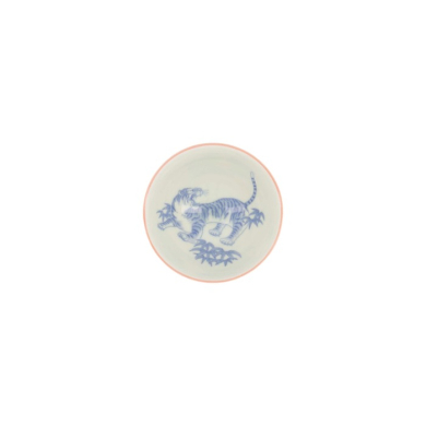 Rice Bowl Kawaii Tiger Red, Porcelain, 300 ml, Item No. 20982
