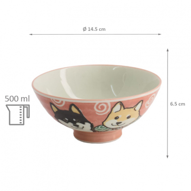 Kawaii Shiba-Dog Reis-Schale bei Tokyo Design Studio (Bild 5 von 5)