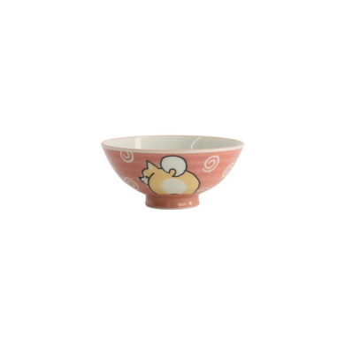 Reisschale Kawaii Shiba-Dog Rosa, Porzellan, 500 ml, Art.-Nr. 20987