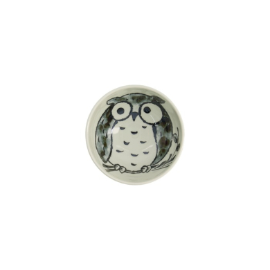 Rice Bowl Kawaii Owl Blue, Porcelain, Ø 13 cm, Item No. 20991