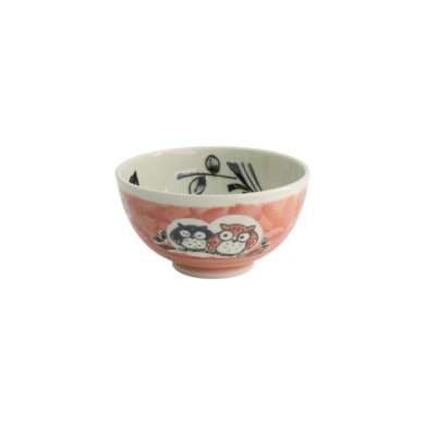 Reisschale Kawaii Owl Rosa, Porzellan, 600 ml, Art.-Nr. 20995