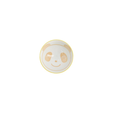Rice Bowl Kawaii Panda Yellow, Porcelain, Ø 10.5 cm, Item No. 21001