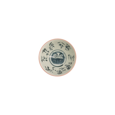 Rice Bowl Kawaii Daruma Pink, Porcelain, Ø 11.5 cm, Item No. 21007