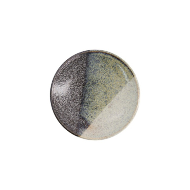 Plate Oboro Yamakage Black, Brown, White, Stoneware, Ø 16.7 cm, Item No. 21087