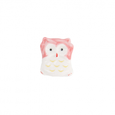 Owl Pink Chopstick Rest at Tokyo Design Studio 