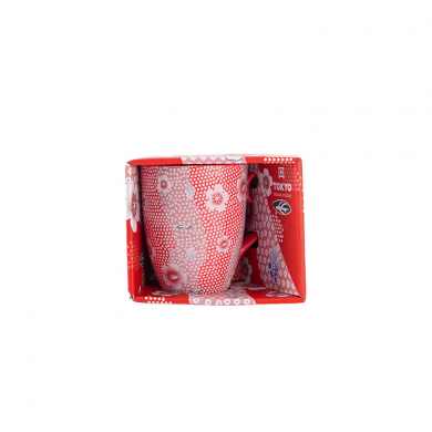 Rot Kawaii Blume Tasse in Geschenkbox bei Tokyo Design Studio (Bild 1 von 4)