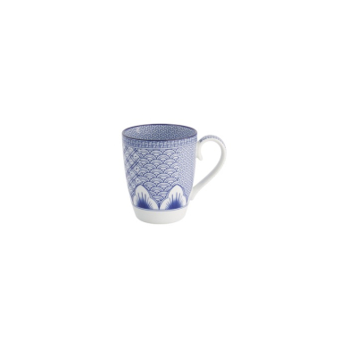 Tasse Lily Flower Blau, Porzellan, 350 ml