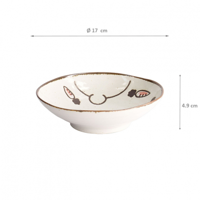 Kawaii Rabbit Usagi flachem Schale Schale bei Tokyo Design Studio (Bild 5 von 5)