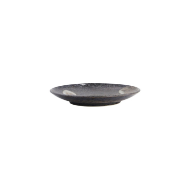 Plate Arahake Black, Brown, Stoneware, Ø 16.7 cm, Item No. 21424