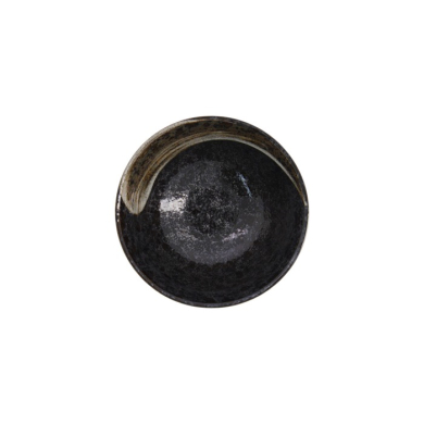Rice Bowl Arahake Black, Brown, Stoneware, 600 ml, Item No. 21428