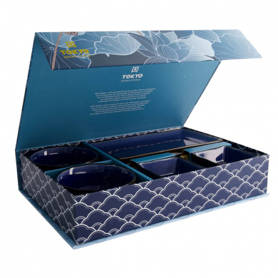 8pcs Glassy Dark Blue Giftset at Tokyo Design Studio (picture 1 of 5)