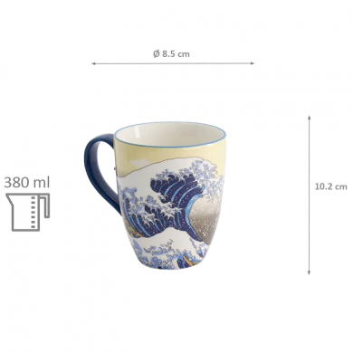 Kawaii Hokusai Tasse in Geschenkbox bei Tokyo Design Studio (Bild 5 von 5)